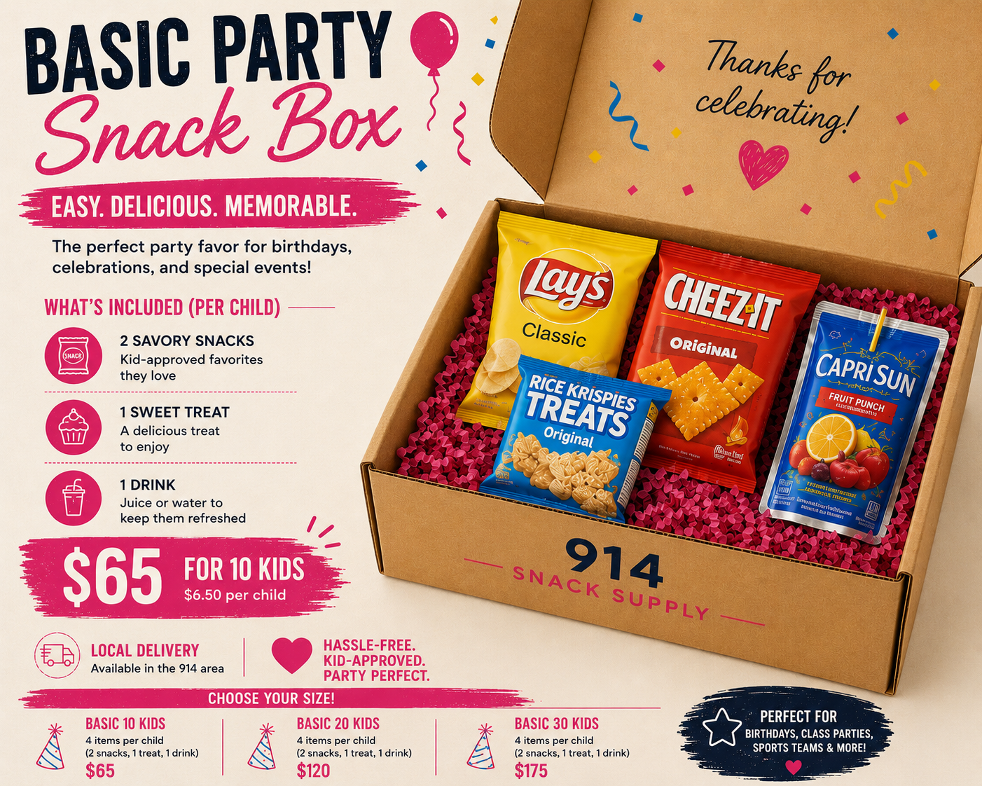 Basic Party Snack Box